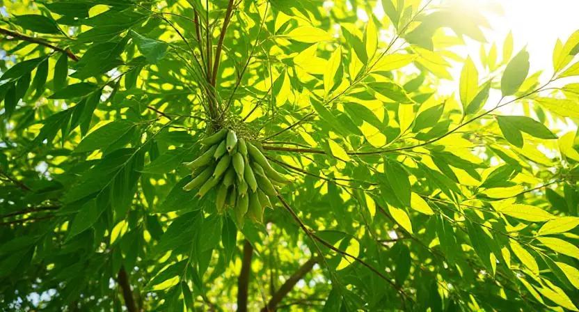 A healthy Moringa Oleifera tree with lush leaves, the natural source of nutrients for Moringa Magic Supplements
