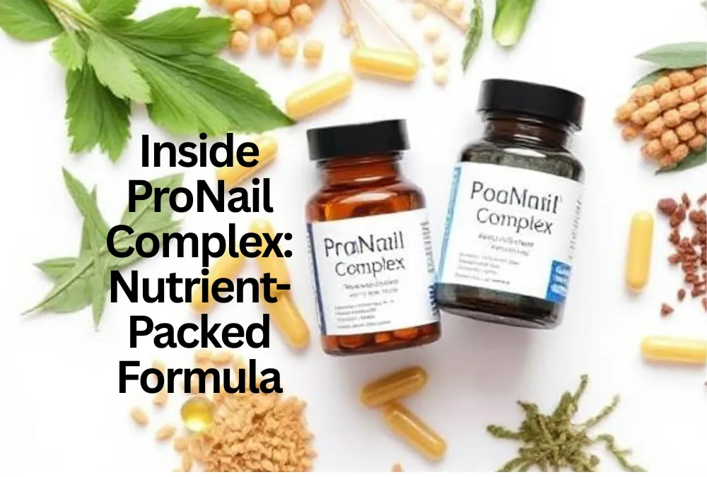 Ingredients of the best nail health supplement ProNail Complex including biotin and collagen