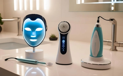 LED therapy mask, facial cleansing brush, and microcurrent device for advanced skincare The Best Skin & Beauty Products on Amazon