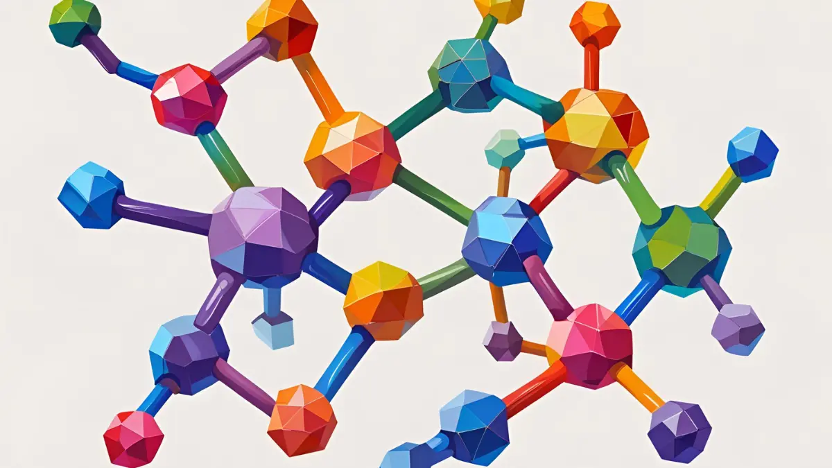 : Diagram illustrating amino acids forming proteins, highlighting their role as building blocks of life.
