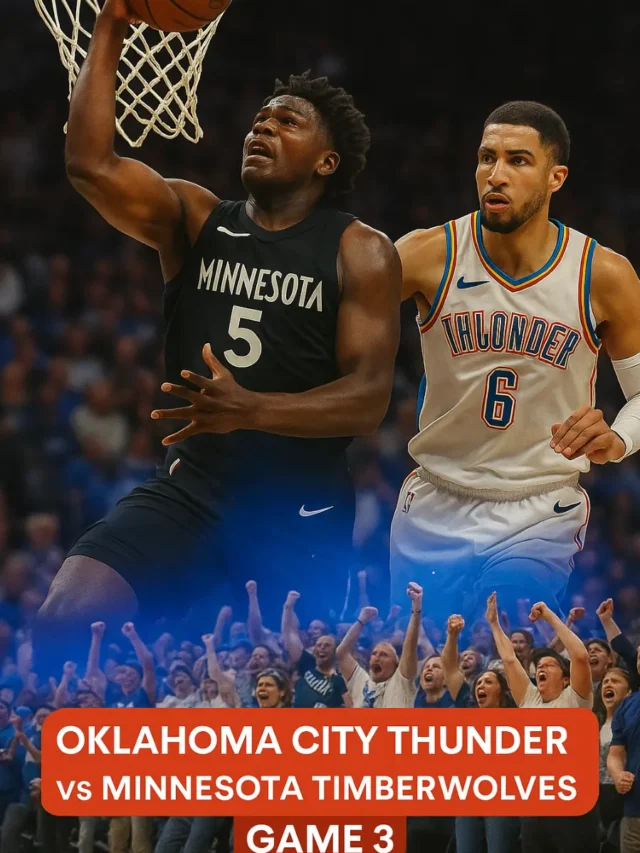 Oklahoma City Thunder Vs Minnesota Timberwolves Game 3 Recap: Wolves Dominate 143–101