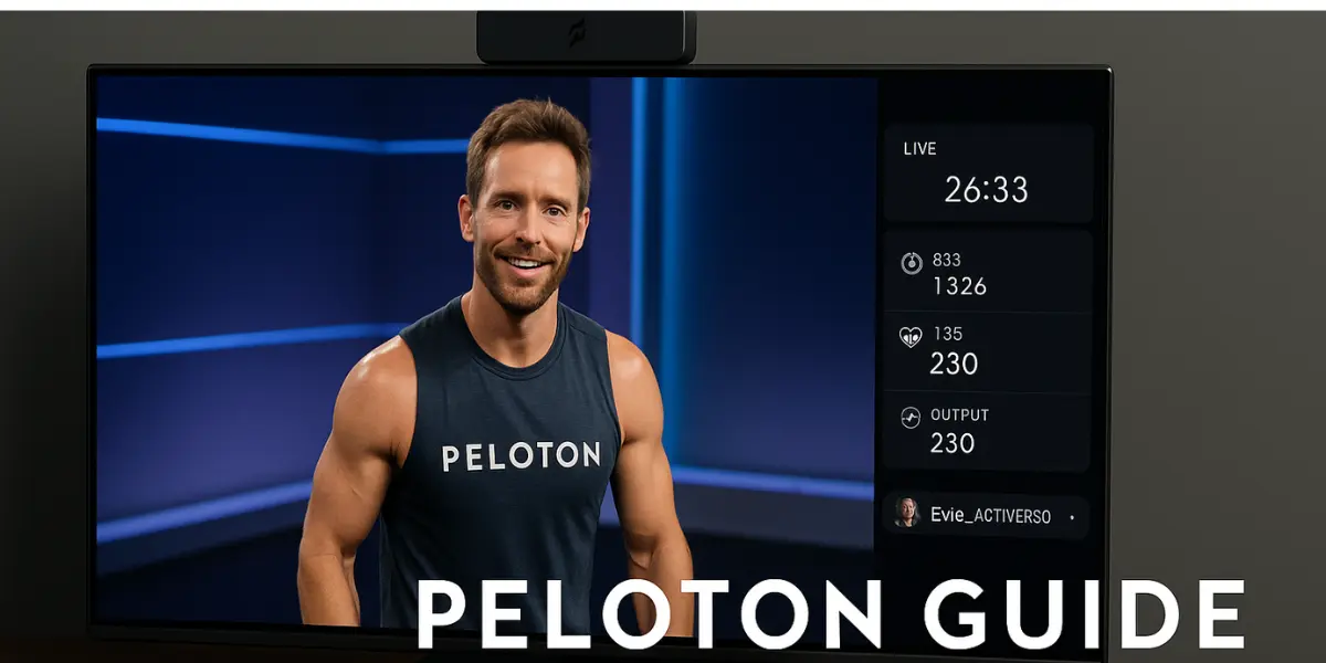 Peloton Guide AI fitness coach with woman working out